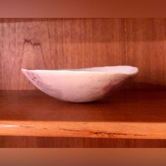 Beautiful Studio Pottery Dish Catch All Jewelry Tray~~Moon Egg Organic Look - Picture 12 of 16